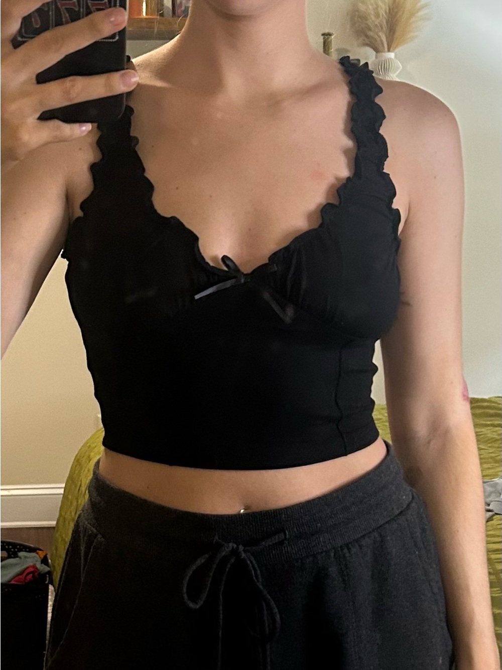 Black crop top - Garage